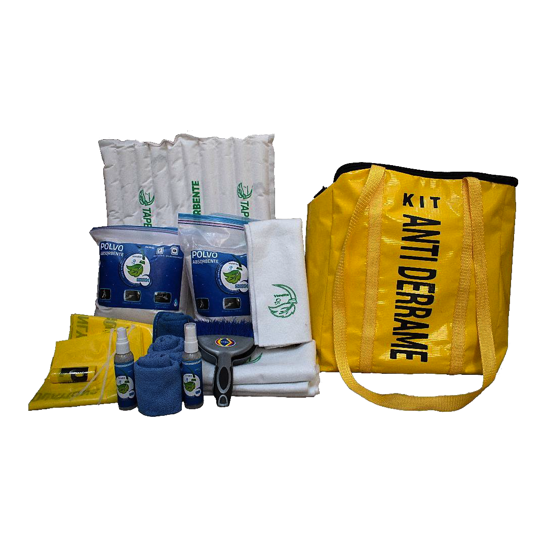 Kit antiderrame bolsa impermeable 10 galones