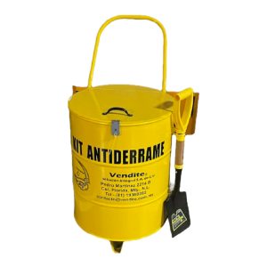 Kit antiderrame tambo metálico 100 L